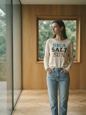 Sunbeam 'SEA SALT SUN'  Sweater